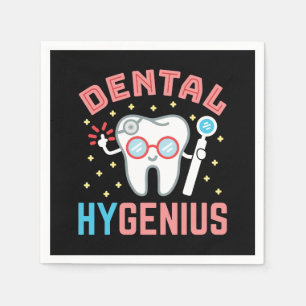 Dental Hygenius Grappige Hygiënist RDH Servet