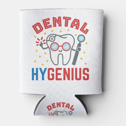 Dental Hygenius Hygienist RDH Funny Appreciation Blikjeskoeler (Voorkant)