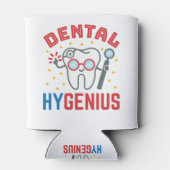 Dental Hygenius Hygienist RDH Funny Appreciation Blikjeskoeler (Achterkant)