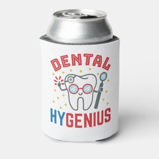 Dental Hygenius Hygienist RDH Funny Appreciation Blikjeskoeler (Blikje Achterkant)