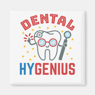 Dental Hygenius Hygienist RDH Funny Appreciation Magneet