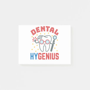 Dental Hygenius Hygienist RDH Funny Appreciation Post-it® Notes