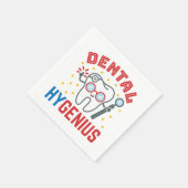 Dental Hygenius Hygienist RDH Funny Appreciation Servet (Hoek)