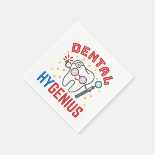Dental Hygenius Hygienist RDH Funny Appreciation Servet (Hoek)