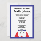 Dental Hygienist Afstuderen Tand Personaliseren Kaart (Voorkant)