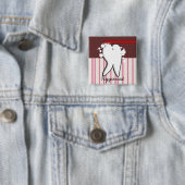 Dental Hygienist Big Tooth Button (In situ)