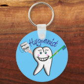 Dental Hygienist Blue Sleutelhanger (Voorkant)