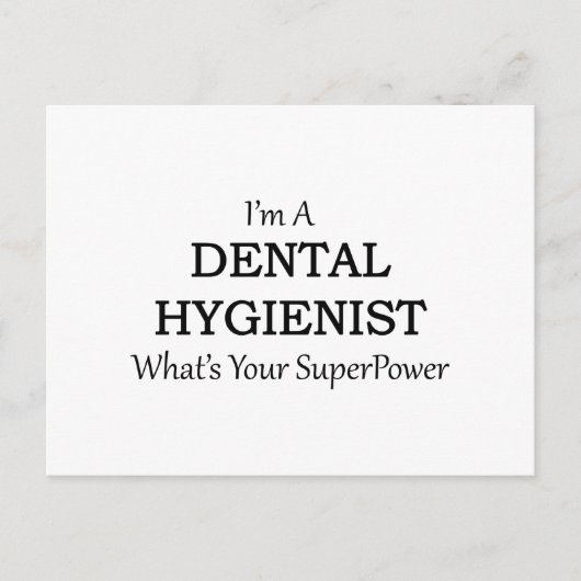 DENTAL HYGIENIST BRIEFKAART (Voorkant)