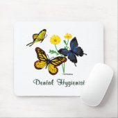 Dental Hygienist Butterflies Muismat (Met muis)