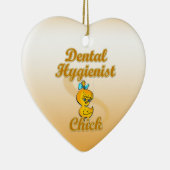 Dental Hygienist Chick Keramisch Ornament (Rechts)