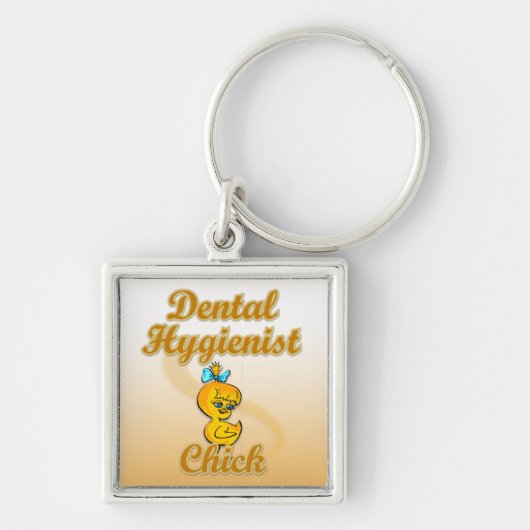 Dental Hygienist Chick Sleutelhanger (Voorkant)