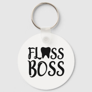 Dental Hygienist Floss Boss Sleutelhanger