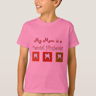 Dental Hygienist Gifts, 3 Teth Design T-shirt