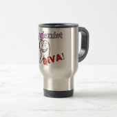 Dental Hygienist Gifts "Hygienist DIVA!" Reisbeker (Voorkant rechts)
