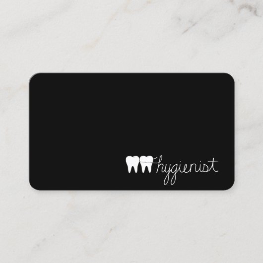 Dental Hygienist Networking Card Visitekaartje (Voorkant)