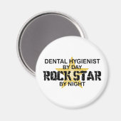 Dental Hygienist Rock Star Magneet (Voorkant / Achterkant)
