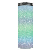 Dental Hygienist Sparkle Rainbow Glitter Green Thermosbeker (Achterkant)