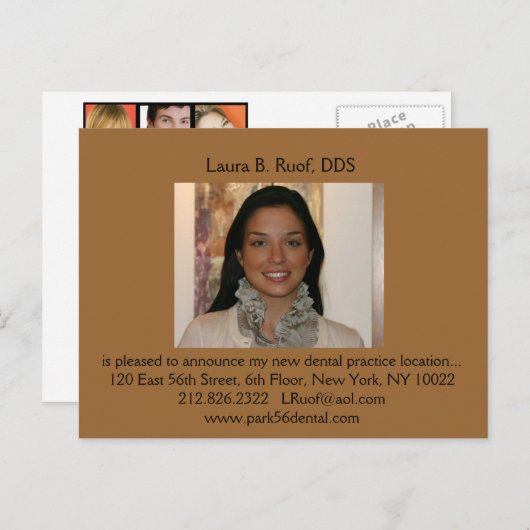 Dental Intro Briefkaart (Voorkant / Achterkant)