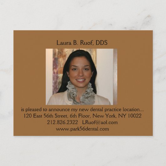 Dental Intro Briefkaart (Voorkant)