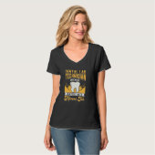 Dental Lab Technician Because Dentists Need Heroes T-shirt (Voorkant volledig)