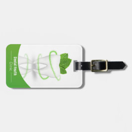 Dental Medical Mint Leaf Tooth - Bagagelabel