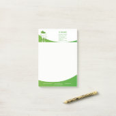 Dental Medical Mint Leaf Tooth - Post-it® notes (Op bureau)
