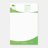 Dental Medical Mint Leaf Tooth - Post-it® notes (Voorkant)