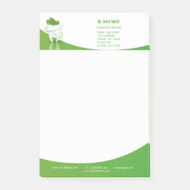 Dental Medical Mint Leaf Tooth - Post-it® notes