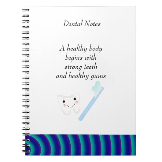 Dental Notes Clean Teeth Notitieboek (Voorkant)