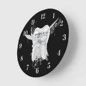 Dental Office 3D Tooth Professional Dentist Ronde Klok (Hoek)