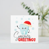 Dental Office Flat Vakantie Kaart (Staand voorkant)