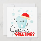 Dental Office Flat Vakantie Kaart (Voorkant)