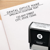 Dental Office Medisch Advocaat Zakelijk Adres Zelfinktende Stempel