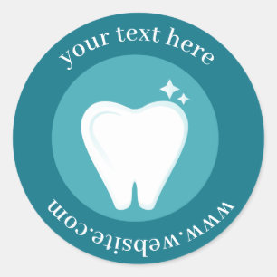 Dental Orthodontist Kantoor Promotioneel Ronde Sticker