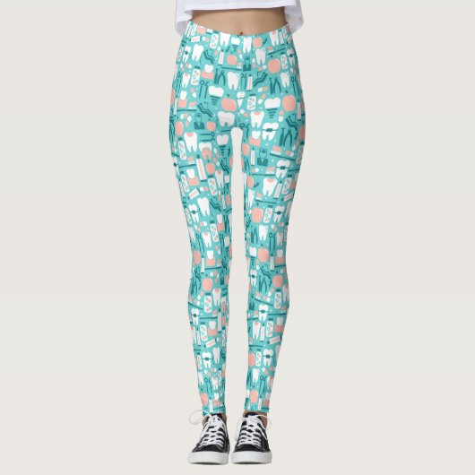 Dental Pattern Leggings (Voorkant)