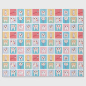 Dental Pattern Wrapping Paper Cadeaupapier (Vlak)