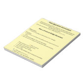 Dental Post Op Instructions (Crown or Bridge) Notitieblok (Linkerzijde)