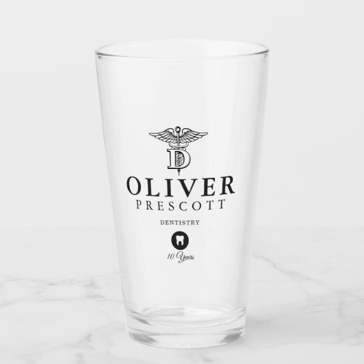 Dental Professional Afstuderen | Pensionering Glas (Voorkant)