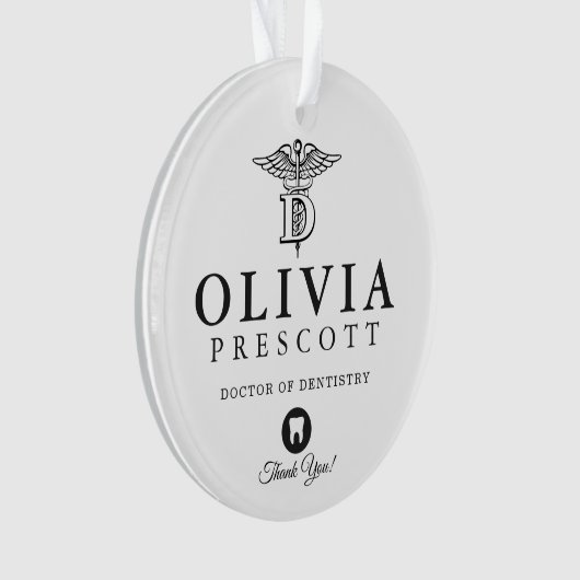 Dental Professional Afstuderen | Pensionering Ornament (voorkant)