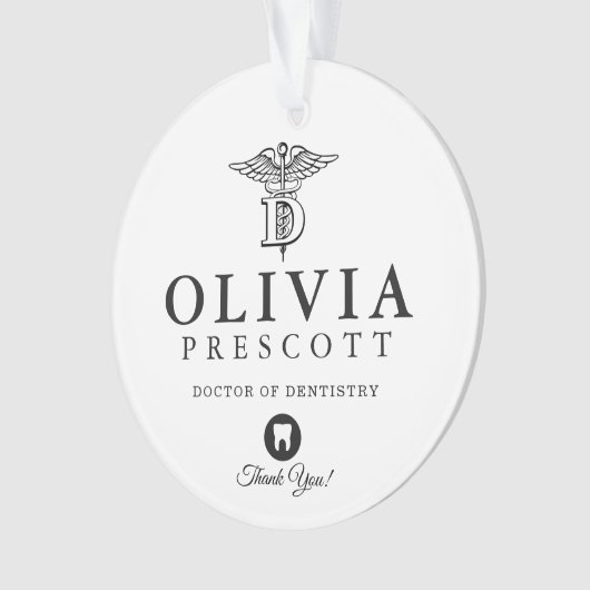 Dental Professional Afstuderen | Pensionering Ornament (voorkant)