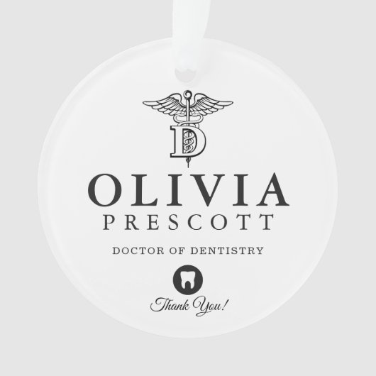 Dental Professional Afstuderen | Pensionering Ornament (voorkant)