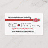 Dental Professional Visitekaartje (Achterkant)