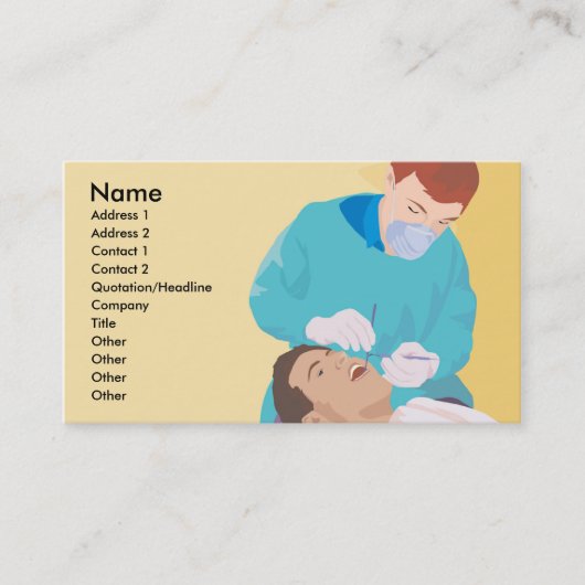 Dental Professional Visitekaartje (Voorkant)