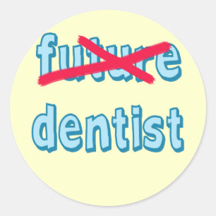 Dental School Afstudeerder Producten Ronde Sticker