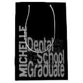 Dental School Afstuderen Extraordinaire CUSTOM Medium Cadeauzakje (Voorkant)