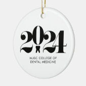 Dental School Afstuderen Gift Keramisch Ornament (Links)