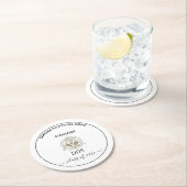 Dental School Caduceus Graduparty Ronde Kartonnen Onderzetter (Insitu)