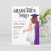 Dental School Graduation Party Kaart (Staand voorkant)