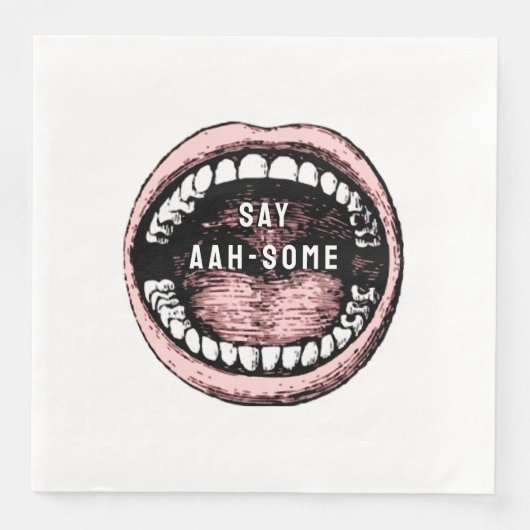 Dental School Graduation Party Servetten (Voorkant)