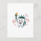 Dental Squad 4 juli Tandarts Grappig Amerikaans   Feestdagenkaart (Voorkant)